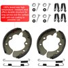 Front Brake Shoes Springs Pins Left&Right for Kawasaki Mule 3000 3010 3020 4000 4010 KAF620 KAF950 Diesel 2001-2021