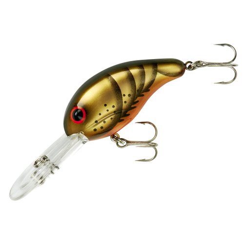 BANDIT LURES Series 300 Crankbait Bass Fishing Lures, Fisghing Accessories, Dives to 12-feet Deep, 2', 1/4 oz, Brown Fall Craw, (BDT3B50)