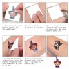LOMIMOS Halloween 120PCS Temporary Tattoo,Waterproof Removable Stickers for Children Adults Party Favors Festival Decoration