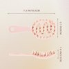 CIYOUYJXDIAN Vented Detangling Hair Brush Hair Scalp Massager Shampoo Brush (pink-1)