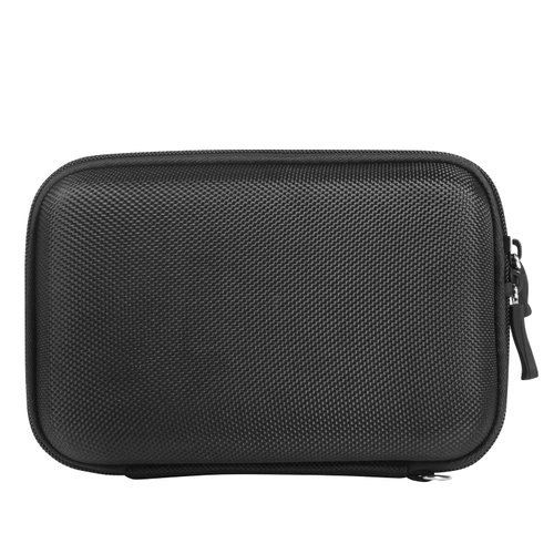 Nylon Hard Shell James Diabetes Compact Case for Glucose Meter Test Strips Lancing Device. (Black)