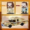 Great Lebowski Building Blocks Set with Car, Famous Crime Comedy Movies Figure Toy Models, Compatible with Lego, Suitable for Adults Fans Boys Kids, Aged 6+ (592PCS)
