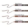 Ruby Kisses GoBrow Eyebrow Pencil, Sharpenable, Longwear, Long Lasting Eyebrow Wooden Pencil for Natural-Looking Brows (Dark Brown)