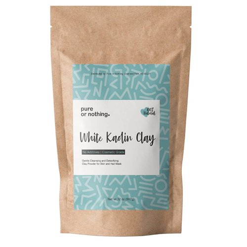 Premium Kaolin White Clay Powder 2 lb | 100% Pure & Natural Cosmetic Grade | Luxury Skincare for Face Masks, Soap Making, Bath Bombs & More | Gentle, Sulfate-Free | USA Sourced & Packed