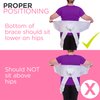 BraceAbility Women's Back Brace for Female Lower Back Pain - Lightweight Soft White Elastic Lumbar Compression Support Belt is Discreet Under Clothes for Ladies, Nurses, Walking (XL)