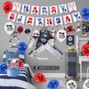 KEFAN Hockey Party Decorations, Ice Hockey Birthday Party Supplies Favors Includes Banner, Cake Toppers, Latex Balloons, Tablecloth for Hockey Lovers Boys Kids’ Birthday Party (banner)