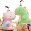 VHYHCY Stuffed Animal Plush Toys, Cute Dinosaur Toy, Soft Dino Plushies for Kids Plush Doll Gifts for Boys Girls (Colorful, 9 Inch)