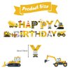 Elaliyi Construction Birthday Banner Construction Birthday Party Supplies Construction Birthday Party Supplies Banner for Boys Birthday Baby Shower Engineering Theme Party