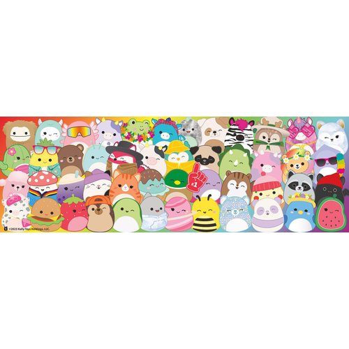 Buffalo Games - Squishmallow - 4 X 1 Multipack - Squishmallow Party Pack - Multi Piece Jigsaw Puzzle for Adults -Challenging Puzzle Perfect for Game Nights - Finished Size Varies