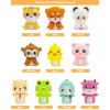 AQKILO Animal Finger Puppet Set, Animals Puppet Show Theater Props, Educational, Bath Toys,10 Pieces