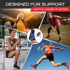 Sleeve Stars Ankle Brace for Sprained Ankle, Plantar Fasciitis Relief Ankle Support for Women, Ankle Compression Sleeve w/ Strap (Single/Navy Blue)