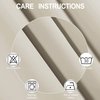 LEMOMO Light Beige Thermal Blackout Curtains/38 x 54 Inch/Set of 2 Panels Room Darkening Curtains for Bedroom