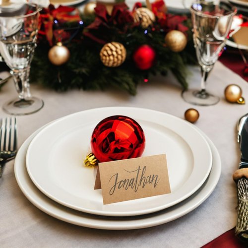 Juvale 200 Pack Kraft Paper Place Cards for Table Setting - Blank Name Cards for Wedding Reception, Baby Shower, Table Numbers (3.5 x 2 In, Brown)