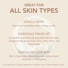 Dionis Goat Milk Skincare Vanilla Bean 6 Piece Self Care Essentials Travel Set - Bar Soap, Shave Butter, Hand Cream, Body Lotion & Whipped Sugar Body Scrub In Resealable Leak Resistant Carrying Case