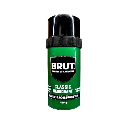 BRUT Classic Round Stick Deodorant 2.7 Ounces (Pack of 14)