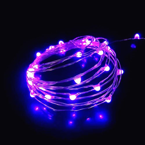 LED Bobo balloons 10 PACKS,20 Inches with String Lights Helium Style Glow Bubble Balloons for Christmas Wedding Birthday Valentines Day Halloween Party Supplies Decorations (Purple)