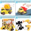 Toys for 3 4 5 6 7 8 Year Old Boy | 7 in 1 DIY Take Apart Truck Car Toys with Electric Drill | Gift for Girls and Boys Toys Age 4-6 Construction Engineering STEM Learning Building Play Set for Kids