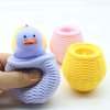 Squeeze Toys -3pcs Chick Squeeze Toys Stress Chicken Chicken Fidget Toys for Kids and Adults Squeeze Stress Relief Balls for Giif Party Supplies Random Color