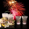 Party Essentials 20 Count Happy New Year Soft Plastic Printed Party Cups, 16 oz, Clear