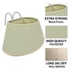 Evelots Bed Headboard Reading Lamp Book Light-Soft Fabric Shade-Easy ON/Off Pull Cord