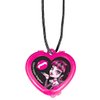 Freaky Fab Monster Hight Heart Shaped Lip Gloss Necklace Birthday Party Favour (1 Piece), Multi Color, 1 1/4" x 1 1/4" .