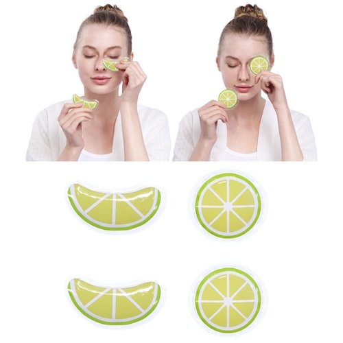 Gel Ice Pack Reusable Cooling Eye Pads and Under Patches,Eye Hot Cold Treatment for Redness,Pain Relief Relax