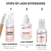 MA LASH Lash Primer for lash extensions - Pre-Treatment for Semi Permanent Eyelash/Easily Removes Proteins and Oils/Oil Free/Longer Extension Retention, PH Balanced for Long-Lasting Lashes
