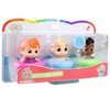 CoComelon Floating Pool & Bath Toys 3-Pack - Includes JJ, Cody, YoYo - Officially Licensed - Water Figure Playset for Summer Swimming & Tub - Easter Gift for Toddlers, Preschoolers & Kids 18mo+