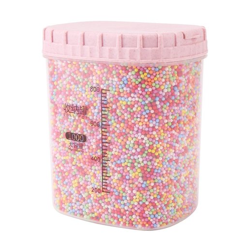 DECORA 80000 Pieces Foam Balls Slime Supplies Colorful Foam Beads 2-3mm for Kids Art Homemade Slime, Wedding and Party Decorations