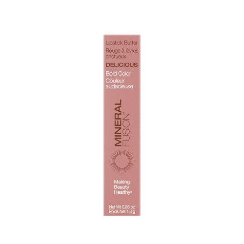Mineral Fusion Lipstick Butter 0.06 Ounce, Delicious, 1 Count