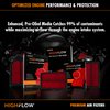 HIGHFLOW PA99239X, High Performance, Pre-Oiled Disposable Engine Air Filter | Fits 2019-17 Chevrolet Silverado 2500 HD, Silverado 3500 HD, 2019-17 GMC Sierra 2500 HD, Sierra 3500 HD