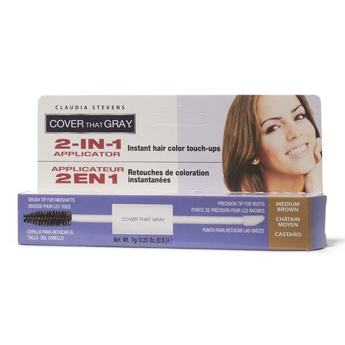 Cover That Gray 2in1 Applicator Hair Color Touchups - Medium Brown