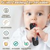 AiTuiTui Teething Relief Teethers Toys for Babies 3 6 9 12 Months Gifts, Silicone Sensory Teether Remote Control & Game Controller Baby Bath Toys for Newborn Infant Toddler Boy Girl Autism Birthday