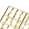 Doll House Letters Numbers, 1/12 Miniature Front Door Furniture Numbers Door Accessory(Gold)