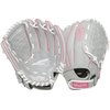 Rawlings girls 10.5 inch Softball Glove, Pink/Grey/White, US