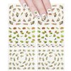 ALLYDREW Asian Inspired Nail Stickers Nail Art Cherry Blossom Nail Stickers Fish Nail Art - Cherry Blossoms, Gingko Leaves & Koi Fish (3 Designs/6 Sheets)