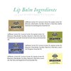 Fabulous Frannie Lip Balm Trio All Natural made with Pure Essential Oils - 3 pack .15oz each (Lavender, Natural & Restore)