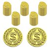 Oisinlas 300 Pcs Plastic Pirate Gold Coins Set Fake St. Patricks Coin Toys for Play Treasure Hunt Game, Pirate Theme Props Decorations,Party Favors Supplies, Classroom Reward, Prizes for Kids