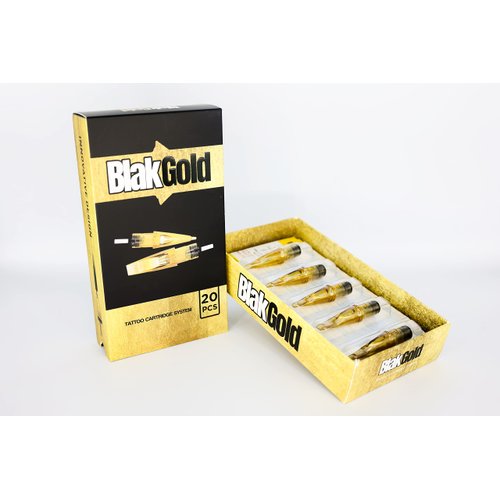 Blakgold Tattoo Cartridges Needles - Cartridges Tattoo Needles Round Magnum System - Disposable Cartridges for Tattoo - Round Magnum Set of 20 (1027RM)
