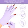 chemotex UV Nail Gloves, Professional UPF50+ Protection UV Gloves for Gel Manicures, Art Skin UV Gloves for Gel Nail Lamp