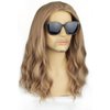 MAGQOO Blonde Wig for Men Long Curly Ash Blonde Wig Dirty Blonde Cosplay Costume Wig