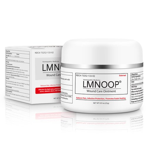 Bed Sore Cream, Organic Bedsore Ointment, Bed Sores Treatment, Fast Wound Healing & 24 hr Infection Protection Wound Care Ointment for BedSores, Pressure Sores, Diabetic & Venous Ulcers by LMNOOP