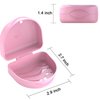 Orthodontic Mouthguard Case Dental Retainer Case-Pink