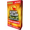 Wildlife Research Scent Killer Gold Autumn Formula Dryer Sheets for Hunting, Pack of 40