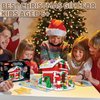 Christmas Blocks, Gingerbread House Building Blocks 322PCS DIY Brick Christmas Pen Holder for Boys Girls 6-10 Years Old Compatible with Lego