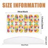 WOKOTO 12 Sheets Graffiti Nail Polish Stickers Full Nail Wraps for Women Aurora Gradient Gel Nail Strips Nail Polish Strips for Women Girls Nail Stickers Mix Color Stick On Nail Gel Stickers