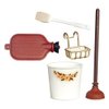 DOLLHOUSE BATHROOM ACCESSORIES SET