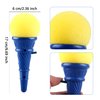 Haconba 18 Pack 7 Inch Ice Cream Shooters Toy Ice Cream Launcher Cone Sponge Ball for Carnival Prizes Goody Bag Fillers Party Favors