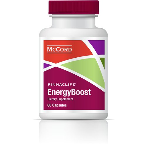 Pinnaclife Olivamine EnergyBoost with Taurine, Rhodiola, Vitamin B12, Caffeine, and Olive Leaf Extract 60 Capsules