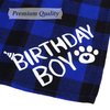 STMK Dog Birthday Party Supplies, Multi Size Dog Birthday Hat with Numbers Dog Birthday Boy Bandana Bow Tie for Small Dogs Pets (Blue, Small)
